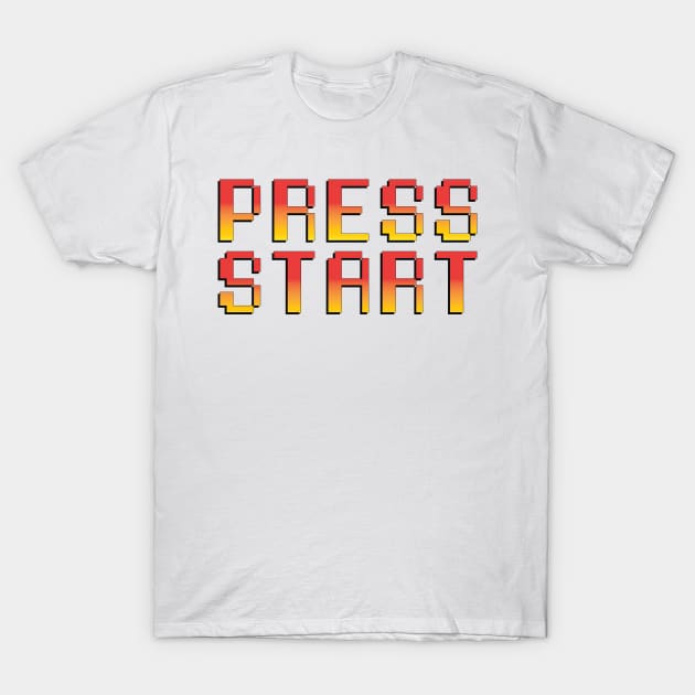 Press Start T-Shirt by 7-Bit Gaming